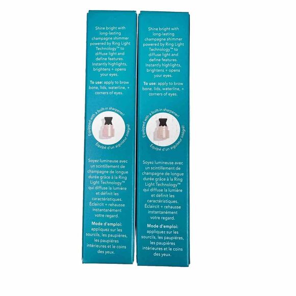 Thrive Brilliant Eye Brightener Highlighting Stick Stella Champagne Shimmer X2 - Picture 3 of 5